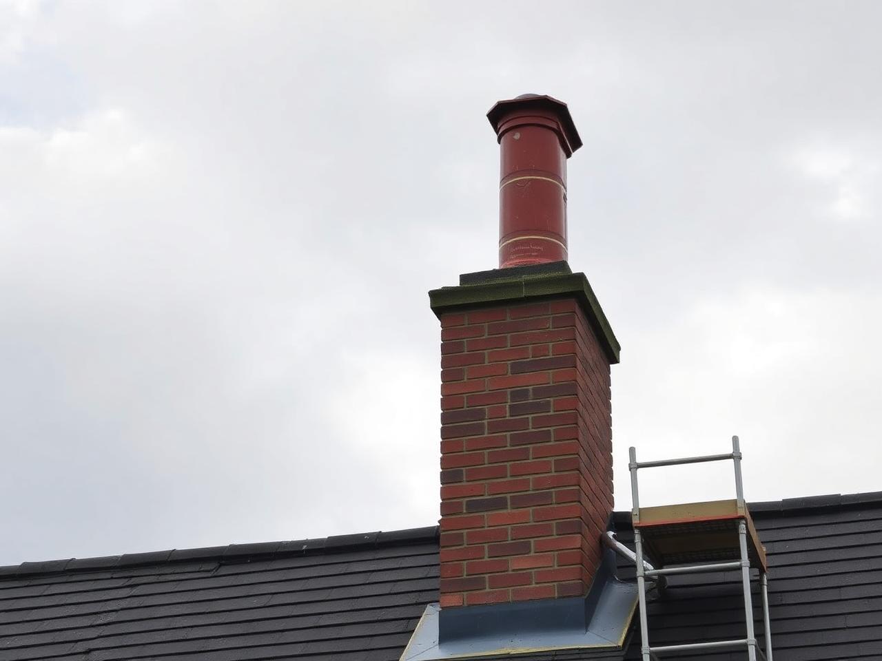 Chimney repointing & flashings